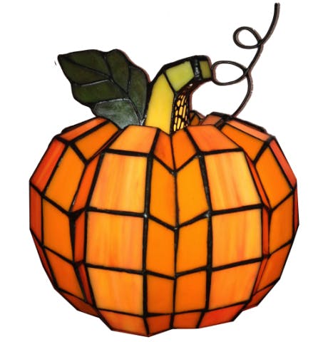 tiffany pumpkin lamp