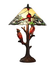 Cardinals Perched Table Lamp